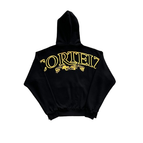 CORTEIZ SUPERIOR ROYALE ZIP HOODIE (BLACK/YELLOW)